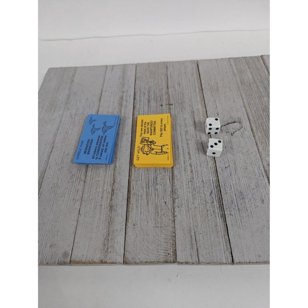 Wild Animal-Opoly Board Game Monopoly Themed Replacement Jungle Fun Wild Dice
